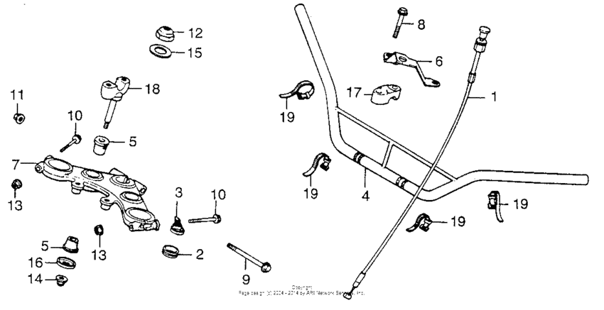 Handlebar + top bridge