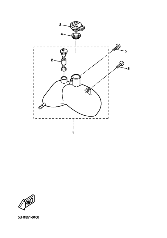 EW50 Бак масляный