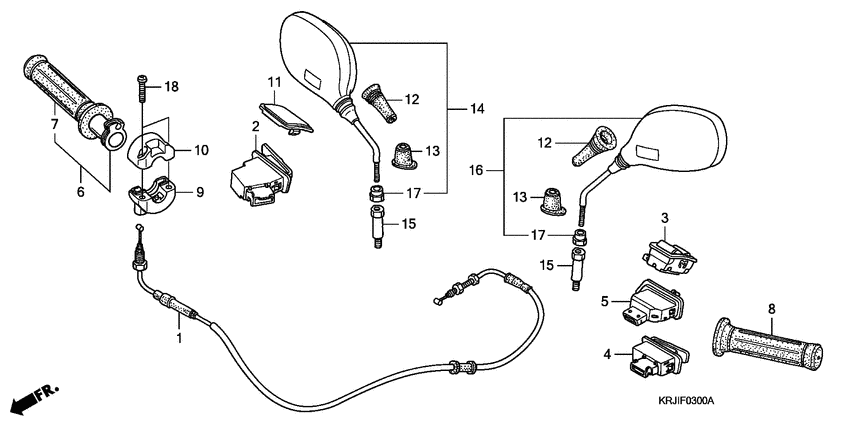 Switch/cable/mirror