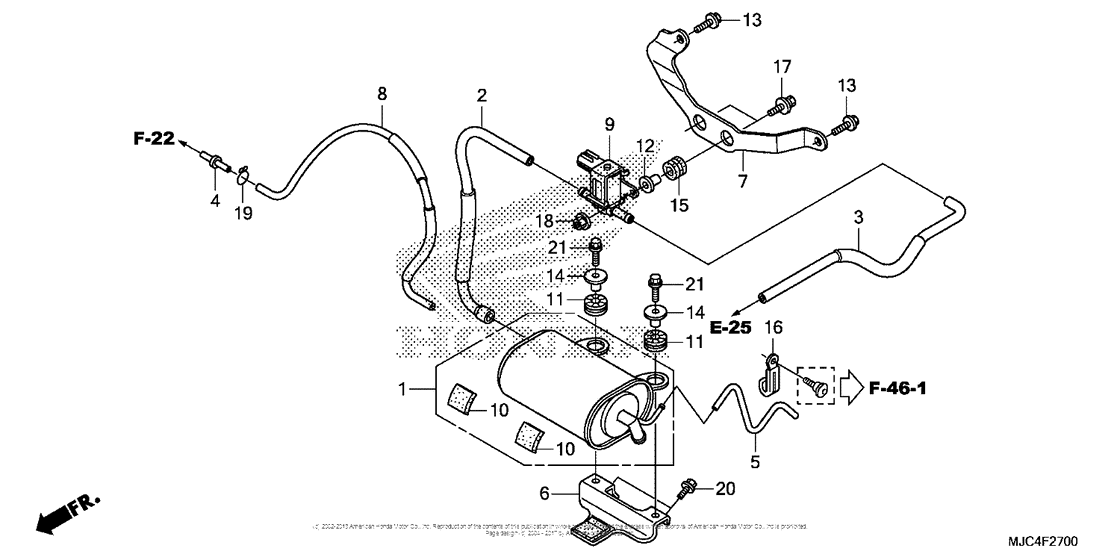 Evap Canister (Cbr600Rr)