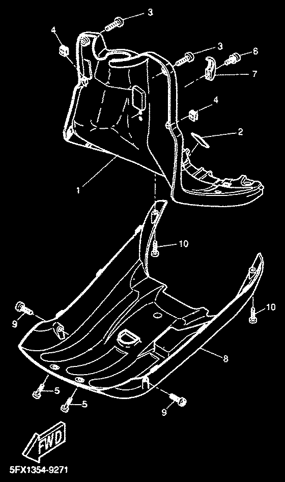 CW50RS Щиток облицовочный