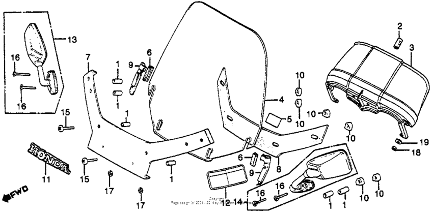 Gl650i windscreen