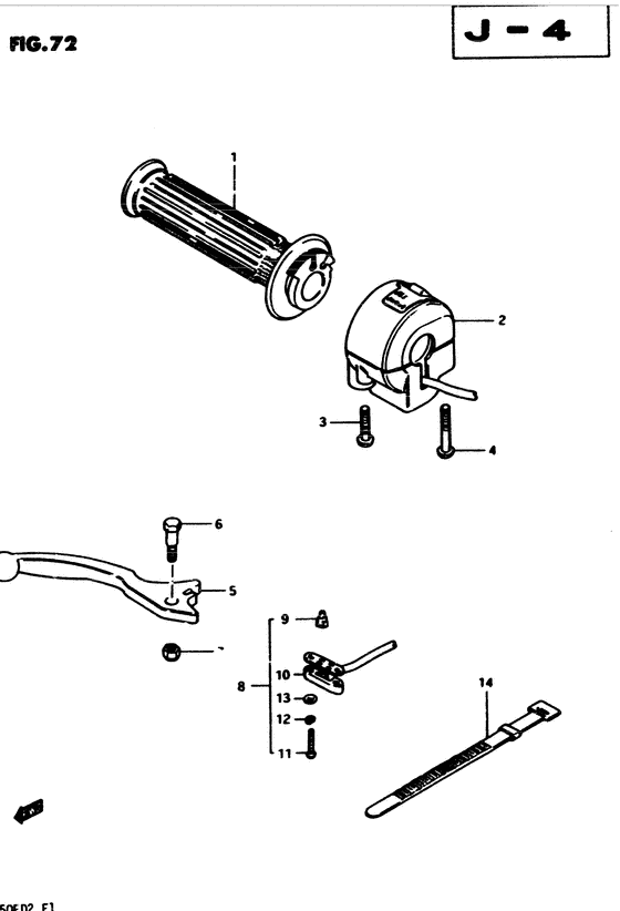 Right handle switch