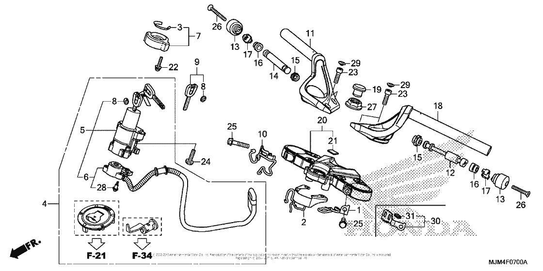 Handlebar + Top Bridge