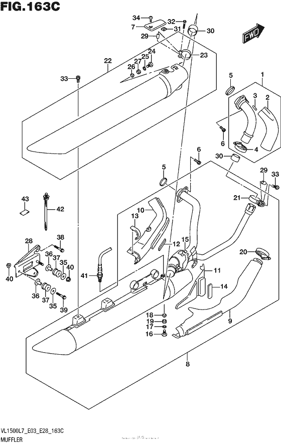 Muffler (Vl1500Bl7 E33)