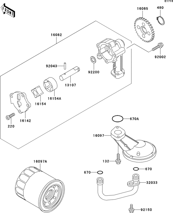 EN500 Масляный насос