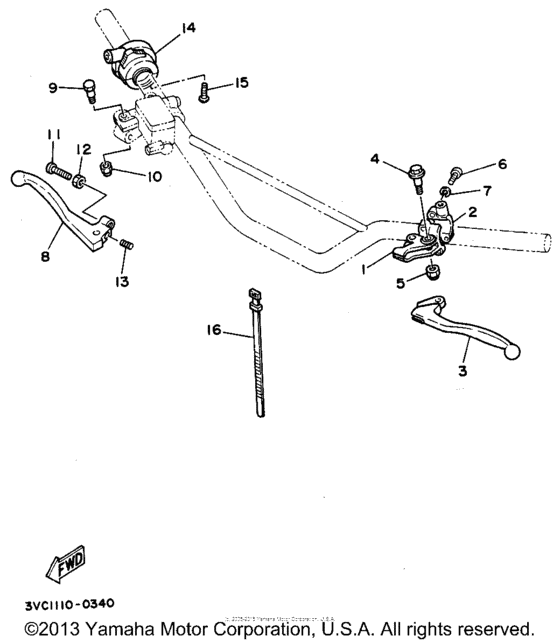 Handle switch - lever