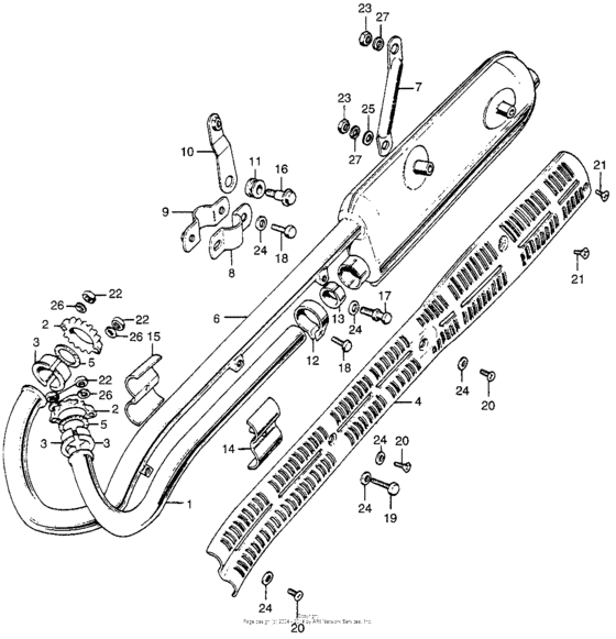 Cl175 muffler