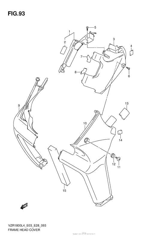 Frame Head Cover (Vzr1800L4 E03)