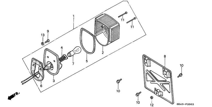 Taillight unit ass`y