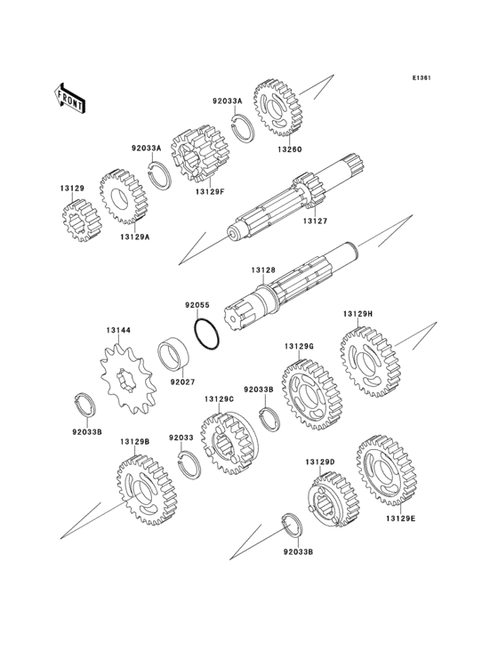 KX60 Трансмиссия