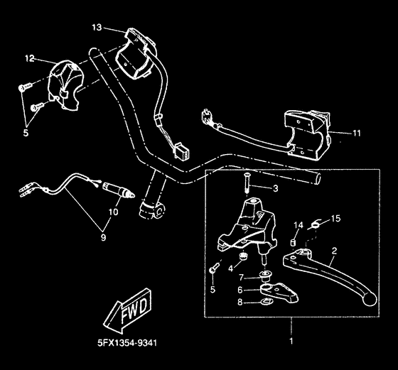 CW50RS Lenkerschalter hebel