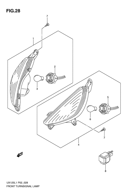 Front turnsignal lamp