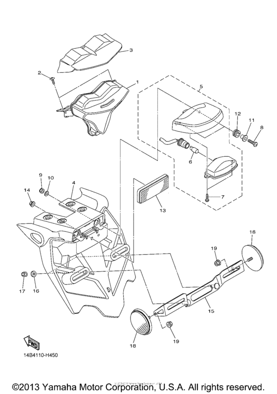 YZF-R1 Фонарь