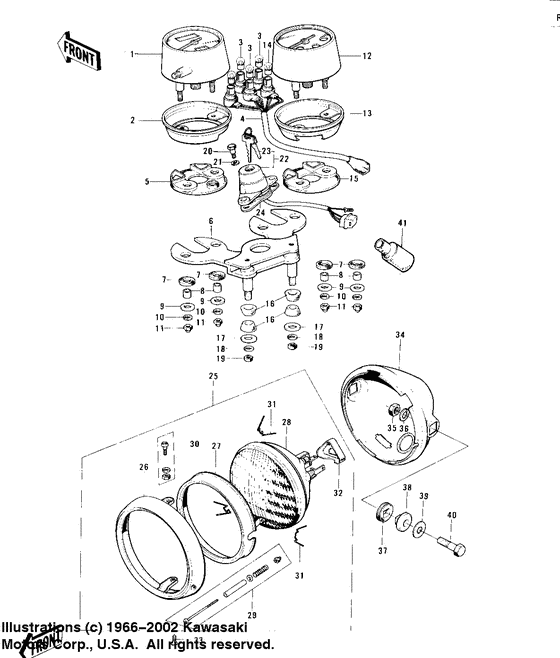 Meters/ignition switch/headlight