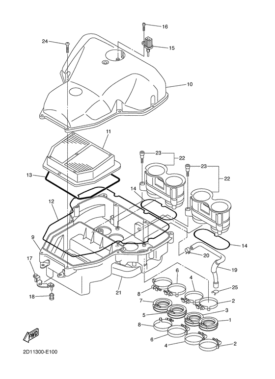 FZ1-N Впускная система