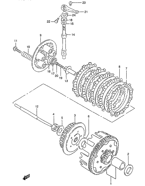 GZ125 Бендикс