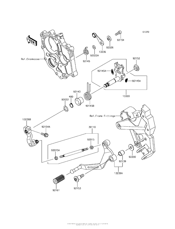 EX650 Механизм переключения передач