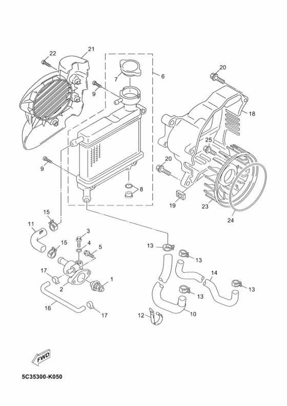 Radiator & hose