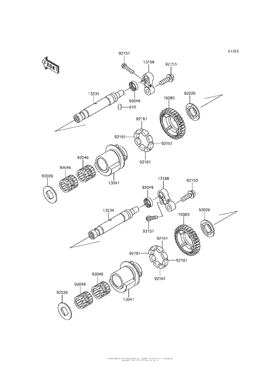 ZG1400 Валансирный вал