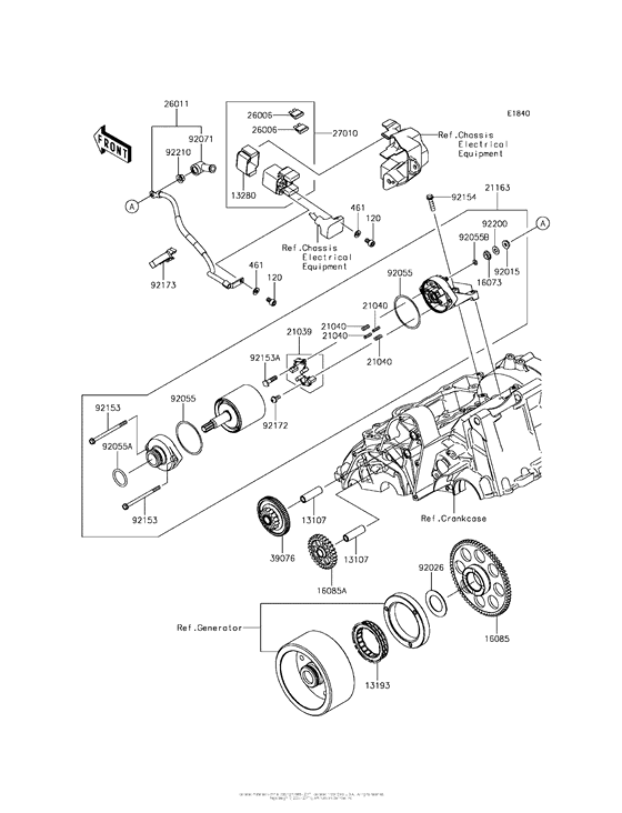 EX650 Стартер