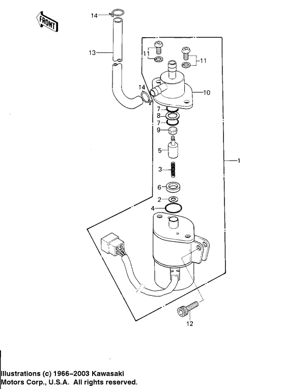 Fuel solenoid-valve