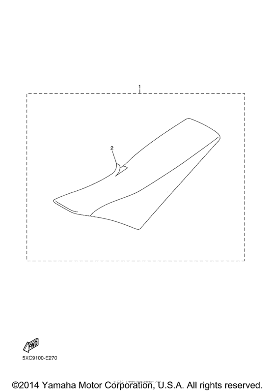 YZ250FV Сиденье