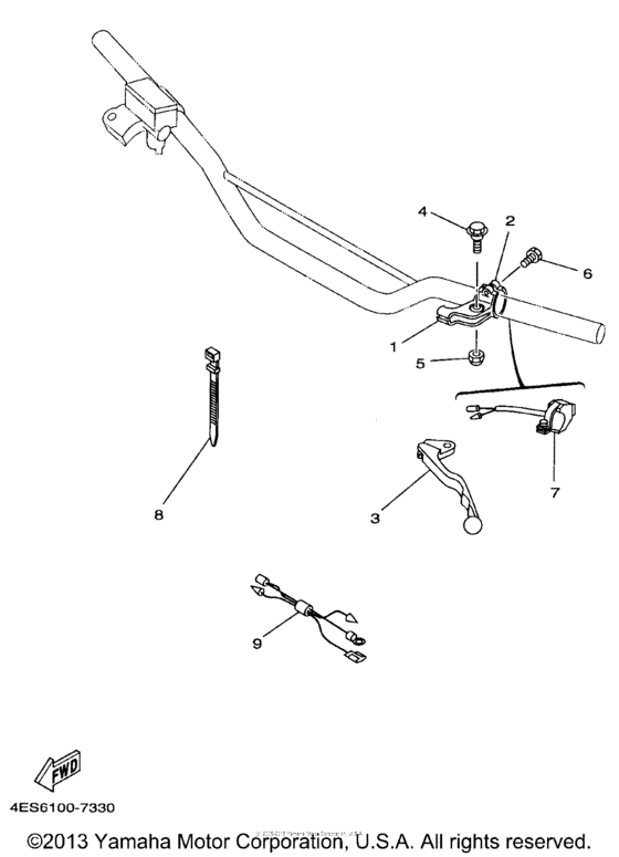 YZ80K1 Рулевые переключатели