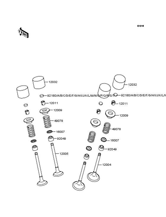 Rocker arms/valves
