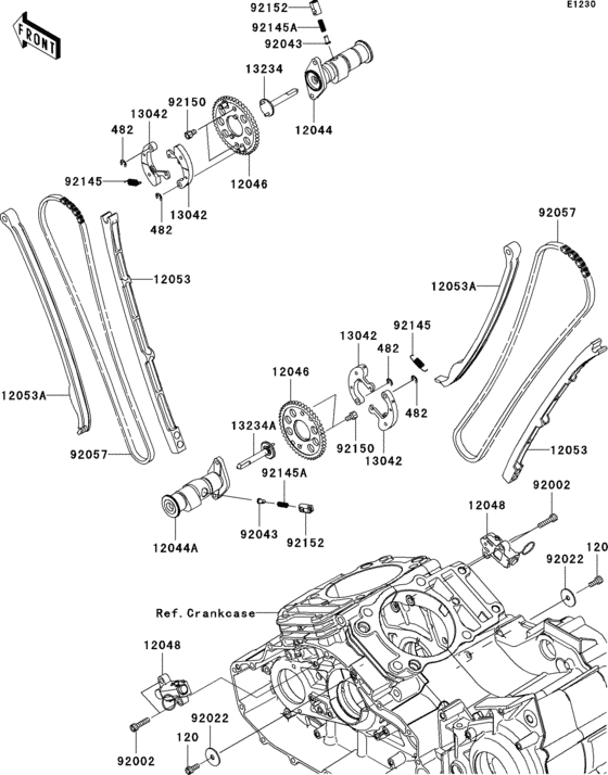 VN1700 Распред вал