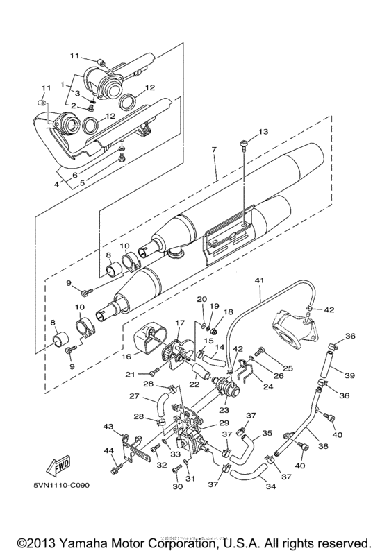 XV17ATMTC Выхлопная система