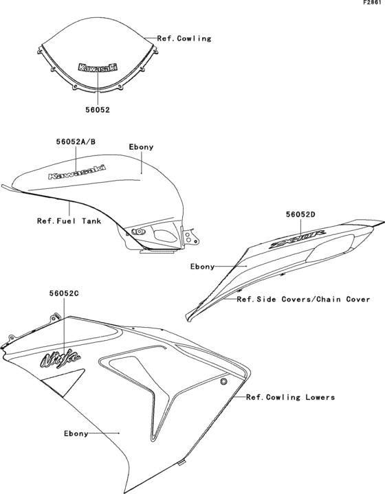 ZX1000 Decals(ebony)(d6f)