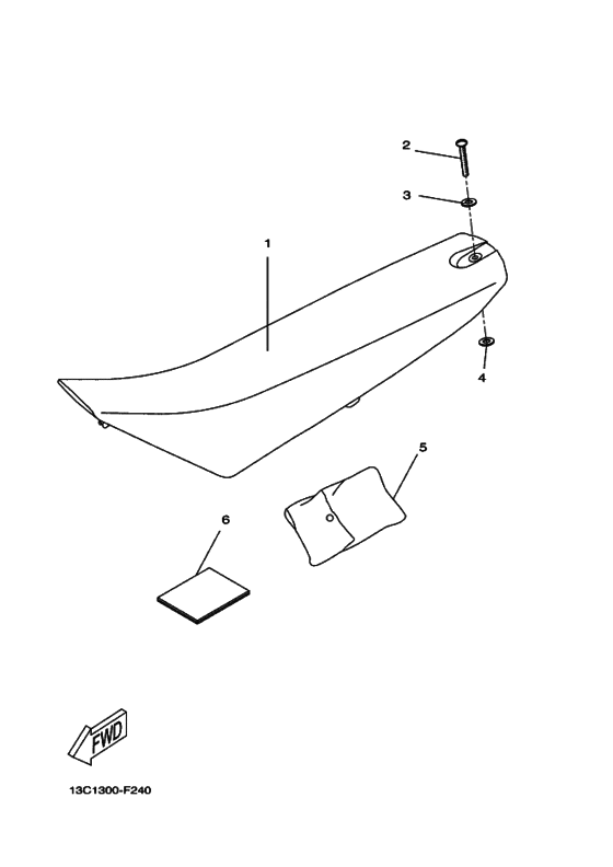 DT50R Сиденье