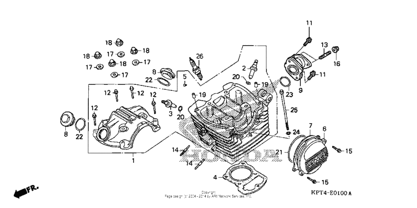 Cylinder head cover + cylinder head (1)