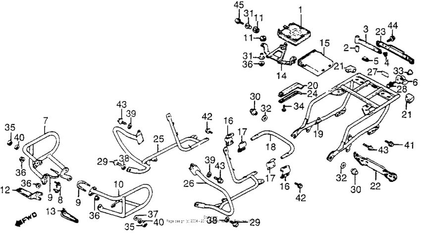 120i/a/lengine guard + saddlebag stay 84-85