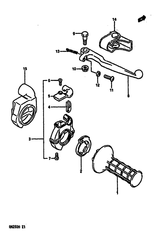 Right handle switch
