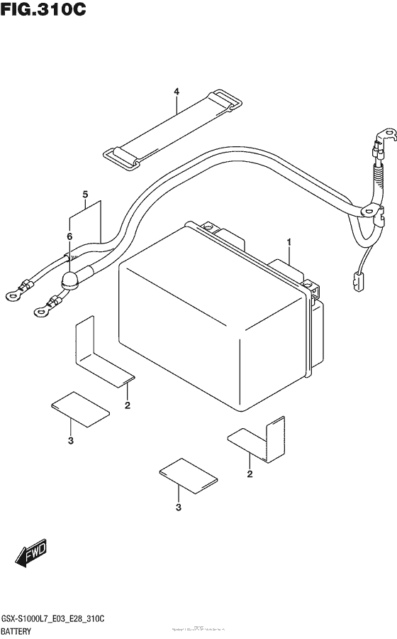 Battery (Gsx-S1000Al7 E28)