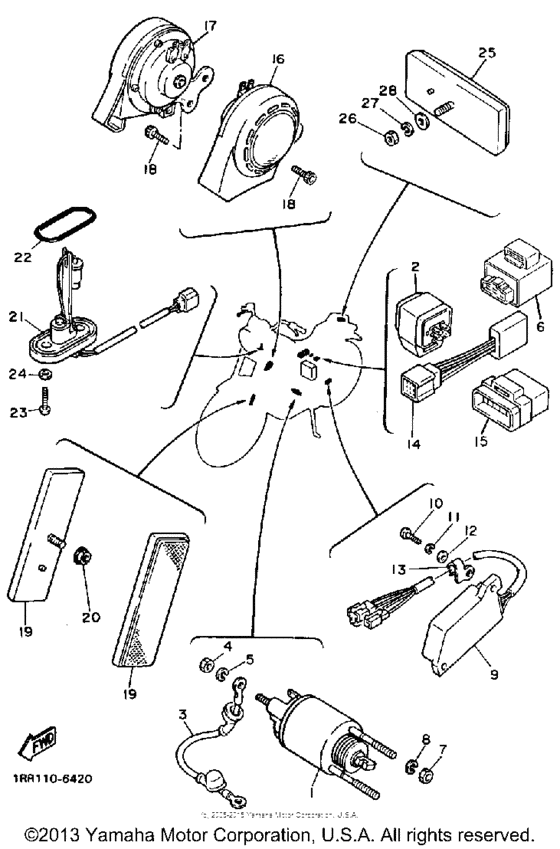 XV700CS Электрика