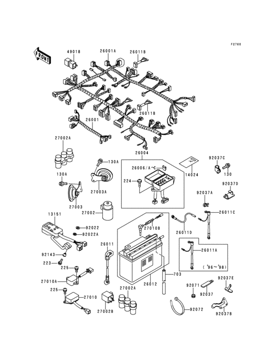 Chassis electrical equipment(1/2)