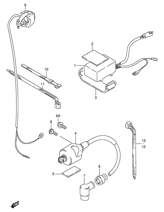 Cdi unit - ignition coil