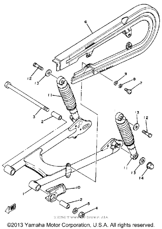 SR185H Задний рычаг подвески