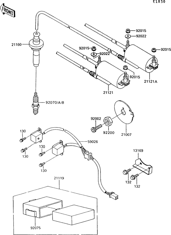 ZG1000 Система зажигания
