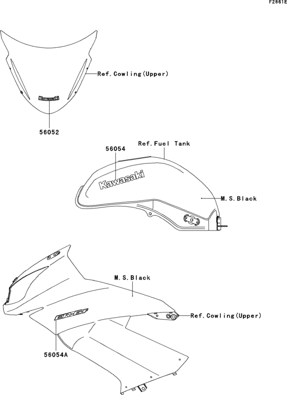 EX650 Decals(m.s.black)(cbf)