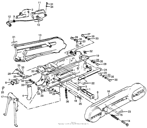 Swingarm + main stand