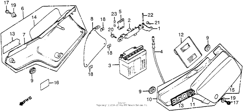 Side cover + battery