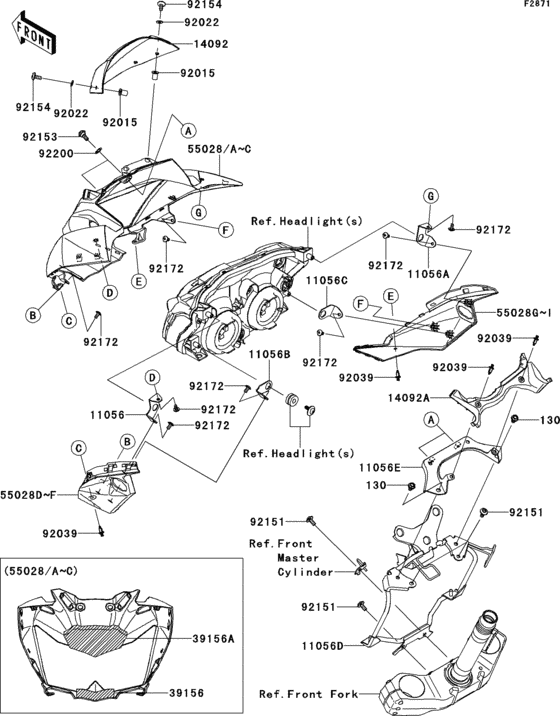 ZR750 Обтекатели
