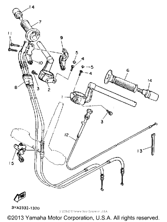 Handlebar-cable