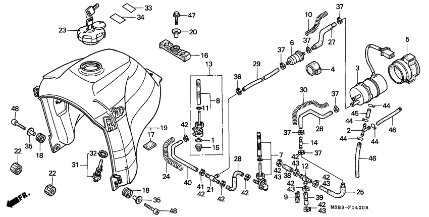 Fuel tank/fuel pump