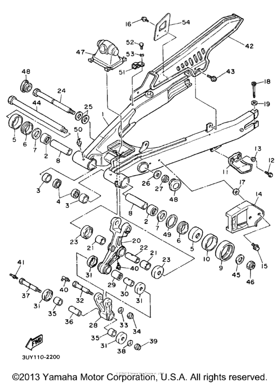 XT600EDC Бугель
