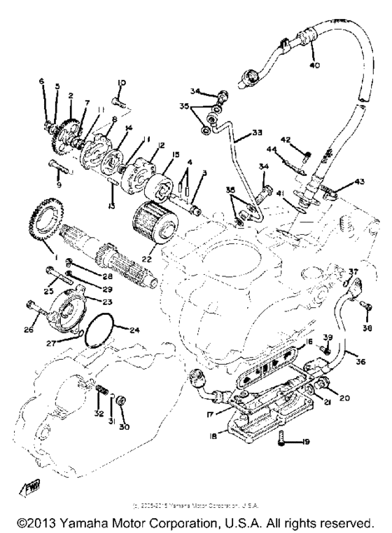 Oil pump - oil cleaner
